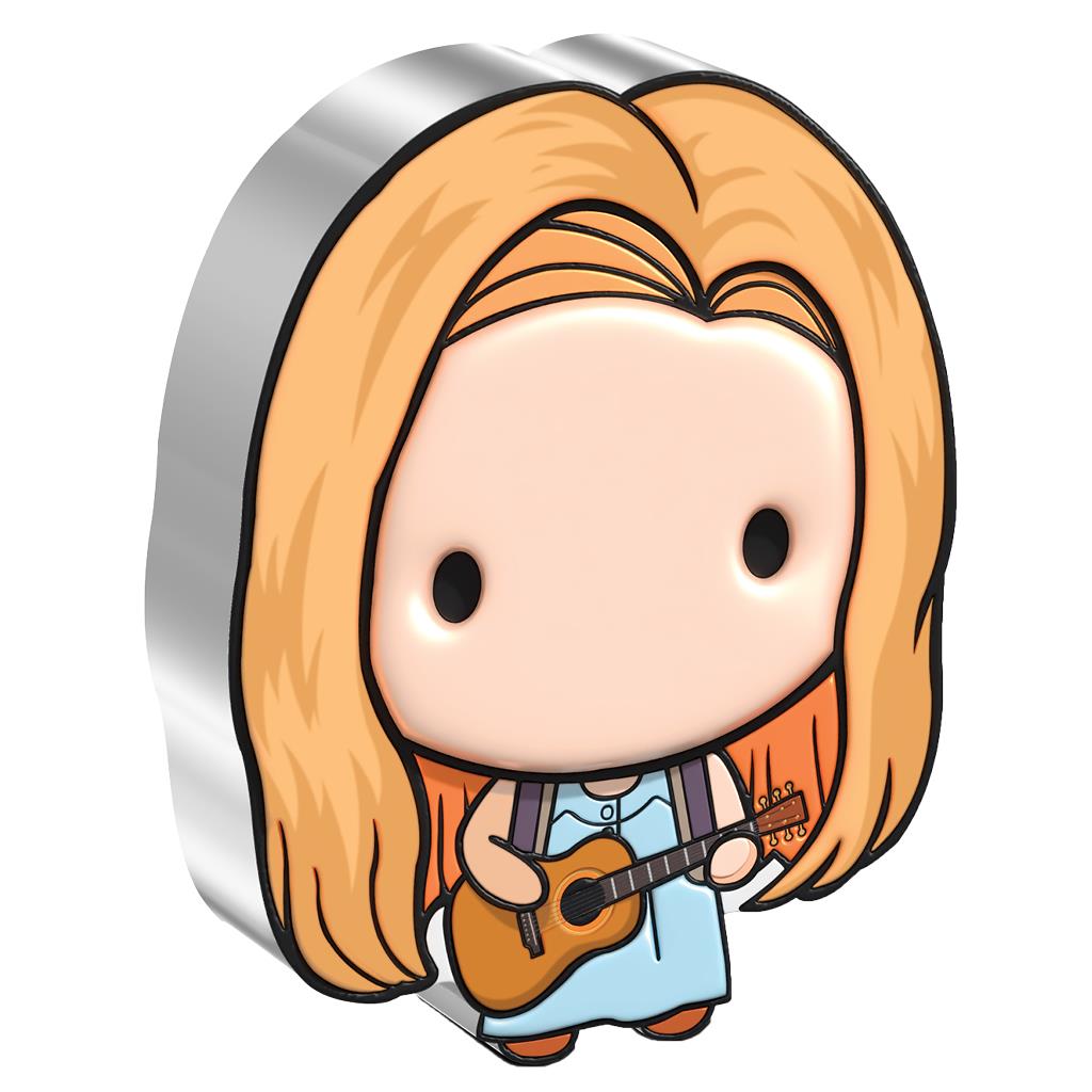 Niue 2022 $2 Chibi FRIENDS Phoebe Buffay Shaped 1oz Silver Proof Coin ...