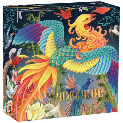 Tuvalu 2023 $5 Chinese Mythical Creatures Phoenix & The Birds 5oz Silver Coloured Antiqued Coin