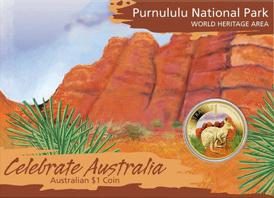 2011 $1 Celebrate Australia World Heritage Site Coloured Uncirculated 5 Coin Set