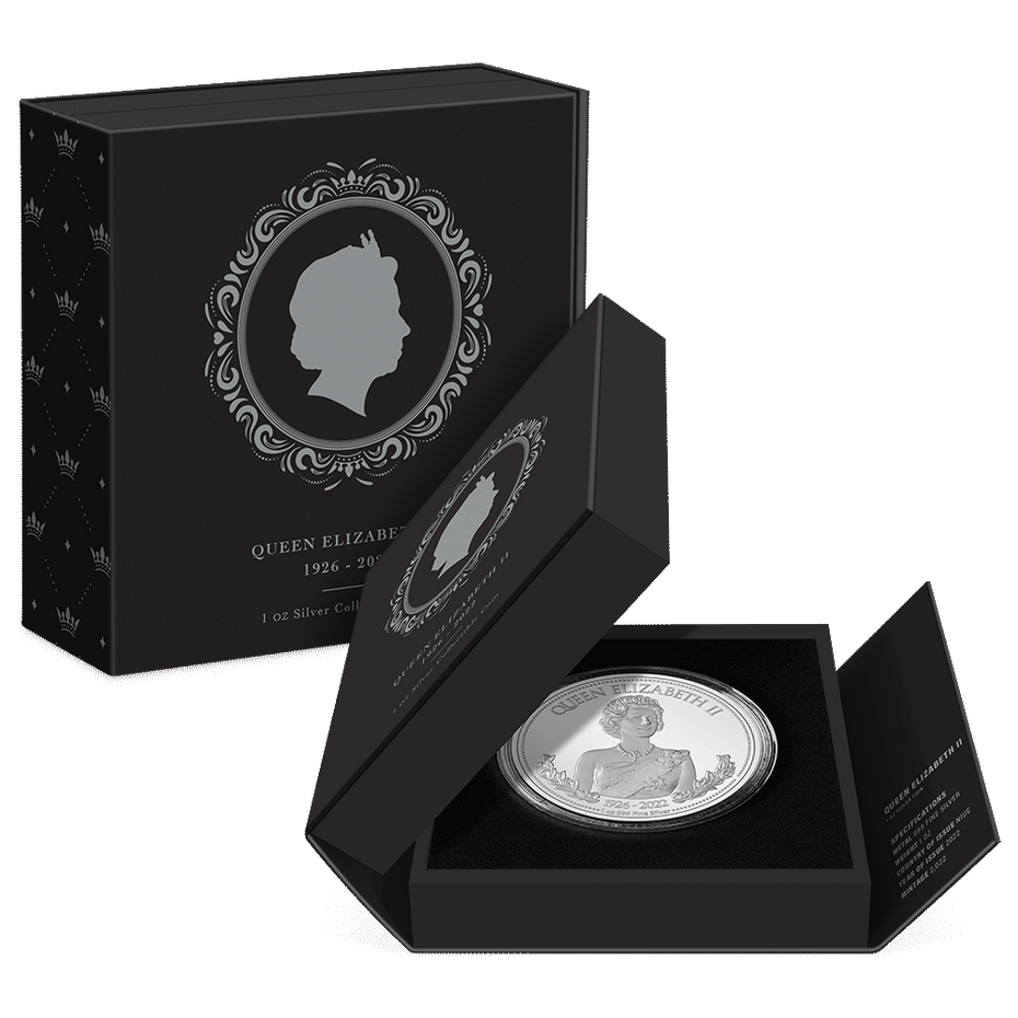 Niue 2022 $2 Queen Elizabeth II 1oz Silver Proof Coin