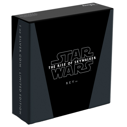 Niue 2019 $2 Star Wars The Rise of Skywalker Rey 1oz Silver Coloured Proof Coin