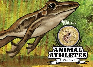 2012 $1 Young Collectors Animal Athletes Champions Coloured Uncirculated 6 Coin Set