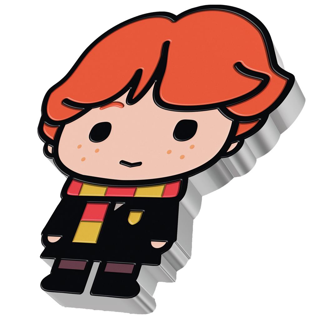 Niue 2020 $2 Chibi Harry Potter Ron Weasley Shaped 1oz Silver Proof Coin