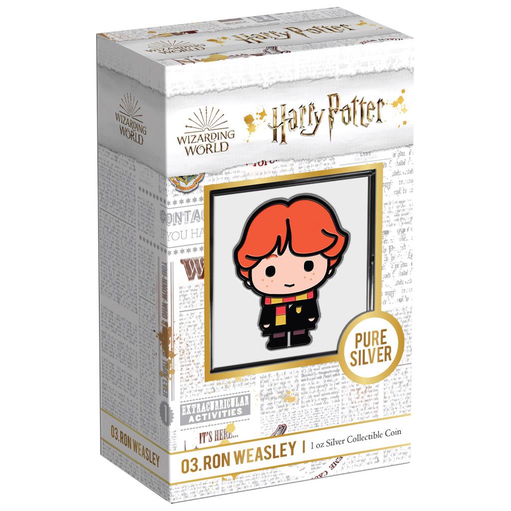 Niue 2020 $2 Chibi Harry Potter Ron Weasley Shaped 1oz Silver Proof Coin