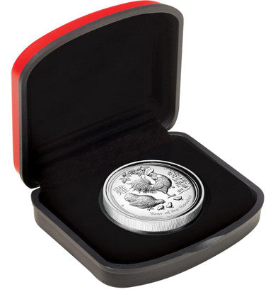 2017 $1 Lunar Year of The Rooster 1oz Silver High Relief Proof Coin