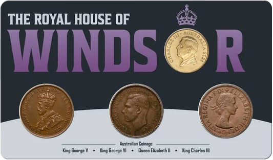 The Royal House of Windsor Australian 4 Coin Set