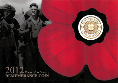 2012 $2 Remembrance Day Uncirculated Coin