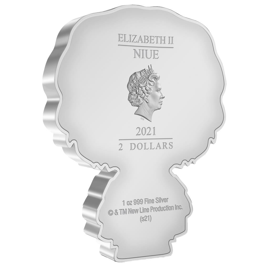 Niue 2021 $2 Chibi Lord of The Rings Samwise Gamgee Shaped 1oz Silver Proof Coin