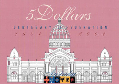 2001 $5 Centenary of Federation Uncirculated Note