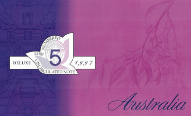 1997 $5 Deluxe Low Numbered Uncirculated Note