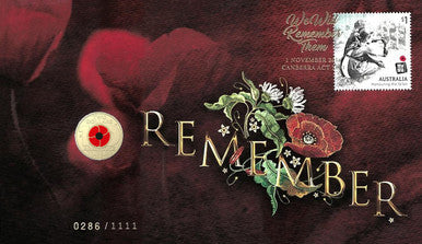 2018 $2 Remembrance Day Armistice Limited Edition PNC