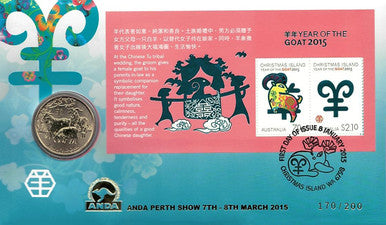 2015 $1 ANDA Perth Year of The Goat PNC