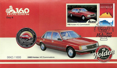 2016 50c Day 4 Holden 160 Years 1980 Holden VC Commodore PNC