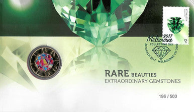 2017 $1 Melbourne Show Rare Beauties Extraordinary Gemstones Limited Edition PNC