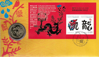 2012 $1 APTA Melbourne Year of The Dragon PNC