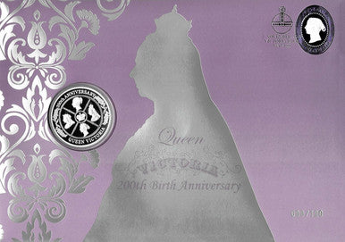 2019 $1 Queen Victoria 200th Birth Anniversary 1oz Silver Proof Coin PNC