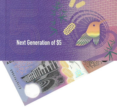 2016 Next Generation of $5 EJ16 Last Prefix Banknote