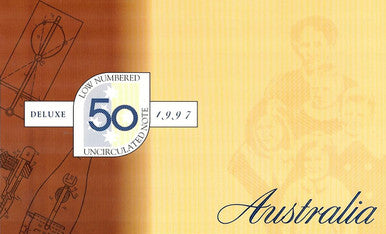 1997 $50 Deluxe Low Numbered Uncirculated Note