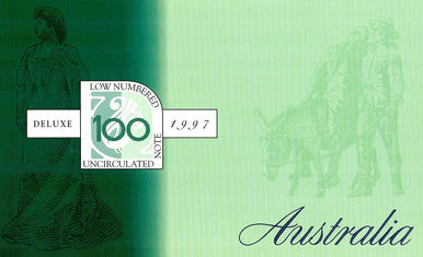 1997 $100 Deluxe Low Numbered Uncirculated Note