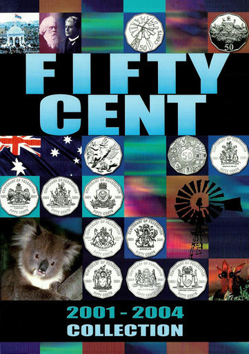 Fifty Cent 2001-2004 Uncirculated 13 Coin Collection