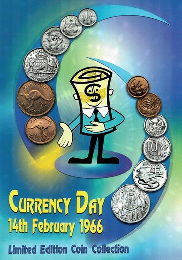 Currency Day 14th February 1966 Limited Edition 12 Uncirculated Coin Collection