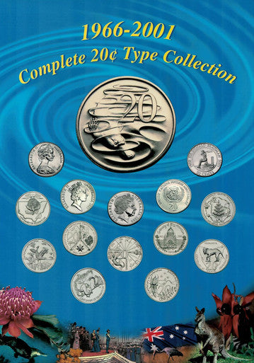 1966-2001 20c Complete Uncirculated 14 Coin Type Collection