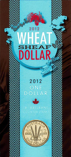 2012 $1 Wheat Sheaf Dollar 'B' Counterstamp Uncirculated Coin