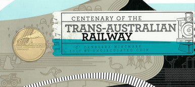 2017 $1 Centenary of The Trans-Australian Railway 'C' Mintmark Uncirculated Coin