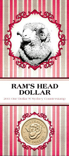 2011 $1 Ram's Head Dollar 'S' Counterstamp Uncirculated Coin