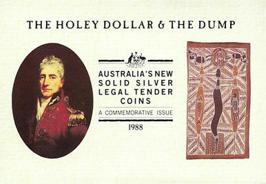 1988 The Holey Dollar & The Dump Silver Proof Coin