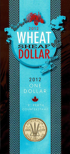 2012 $1 Wheat Sheaf Dollar 'P' Counterstamp Uncirculated Coin