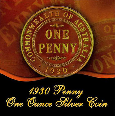 Tuvalu 2005 $1 1930 Penny 75th Anniversary Copper Plated 1oz Silver Proof Coin