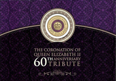 2013 $2 60th Anniversary of The Coronation of Her Majesty Queen Elizabeth II Coloured Uncirculated Coin