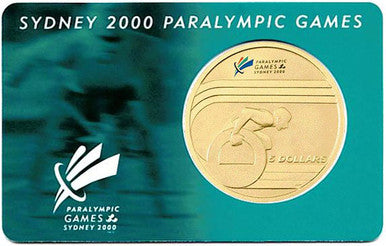 2000 $5 Paralympic Games Sydney Uncirculated Coin