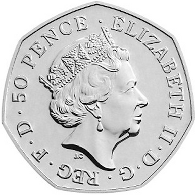 UK 2016 50p The 950th Anniversary of The Battle of Hastings Silver Proof Coin (TONED)