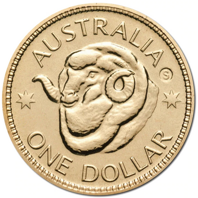 2011 $1 Ram's Head Dollar 'S' Counterstamp Uncirculated Coin