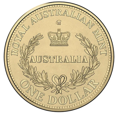 2016 $1 Australia's First Mints Growth From Gold 'M' Counterstamp Uncirculated Coin