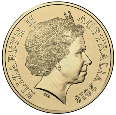 2016 $1 Australia's First Mints Growth From Gold 'M' Counterstamp Uncirculated Coin