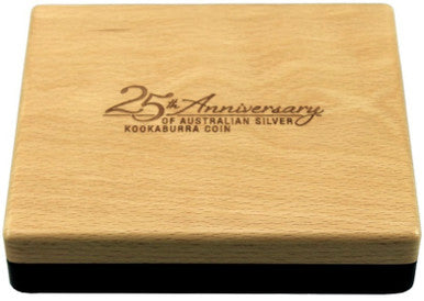 2015 $1 25th Anniversary of The Silver Kookaburra 3oz Silver Coin & Bar Set