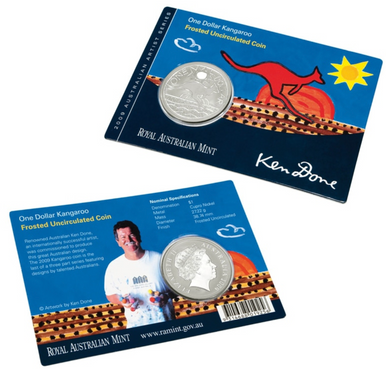 2009 $1 Australian Artist Kangaroo Uncirculated Coin