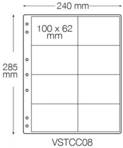 VST Collector Card Refill Pages 8 Pocket 10 Pack