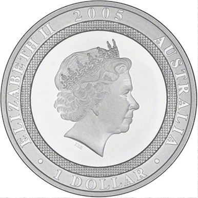 2005 $1 60th Anniversary of The End of World Ward II 1oz Silver Proof Lenticular Coin
