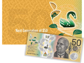 2018 $50 Next Generation of Banknote Folder