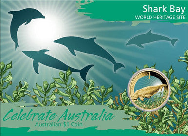2010 $1 Celebrate Australia World Heritage Site Coloured Uncirculated 5 Coin Set