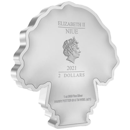 Niue 2021 $2 Chibi Harry Potter Sirius Black Shaped 1oz Silver Proof Coin