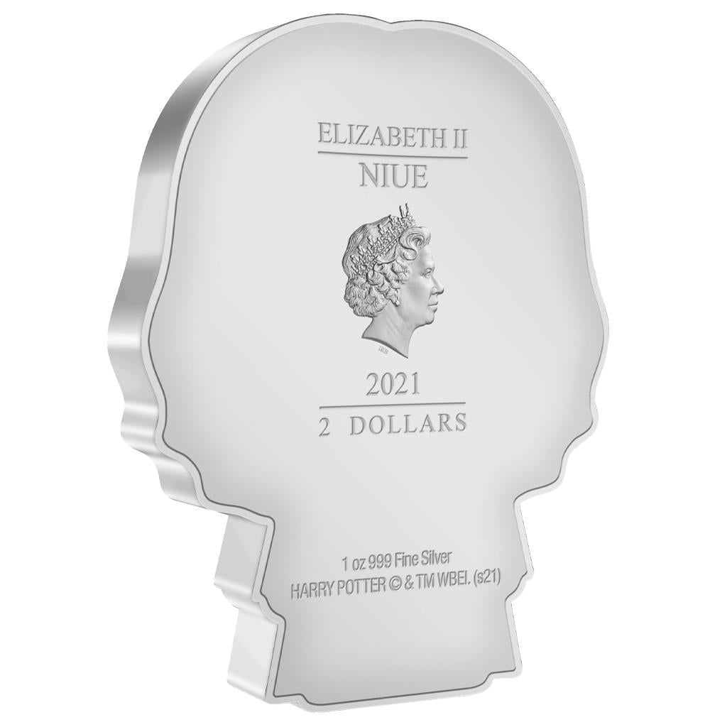 Niue 2021 $2 Chibi Harry Potter Severus Snape Shaped 1oz Silver Proof Coin