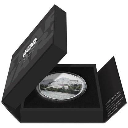 Niue 2022 $10 Star Wars Battle of Scarif 3oz Silver Coloured Proof Coin