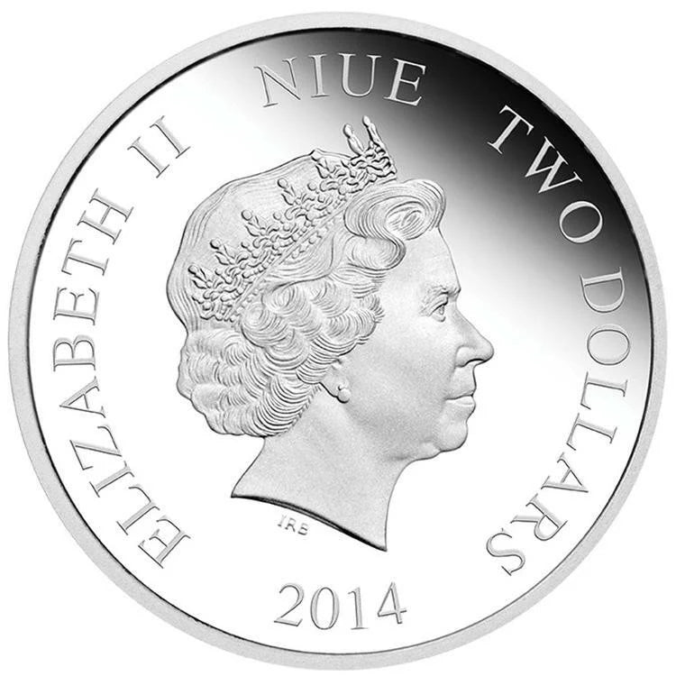 Niue 2014 $2 Disney Mickey Mouse Steamboat Willie 1oz Silver Proof Coin