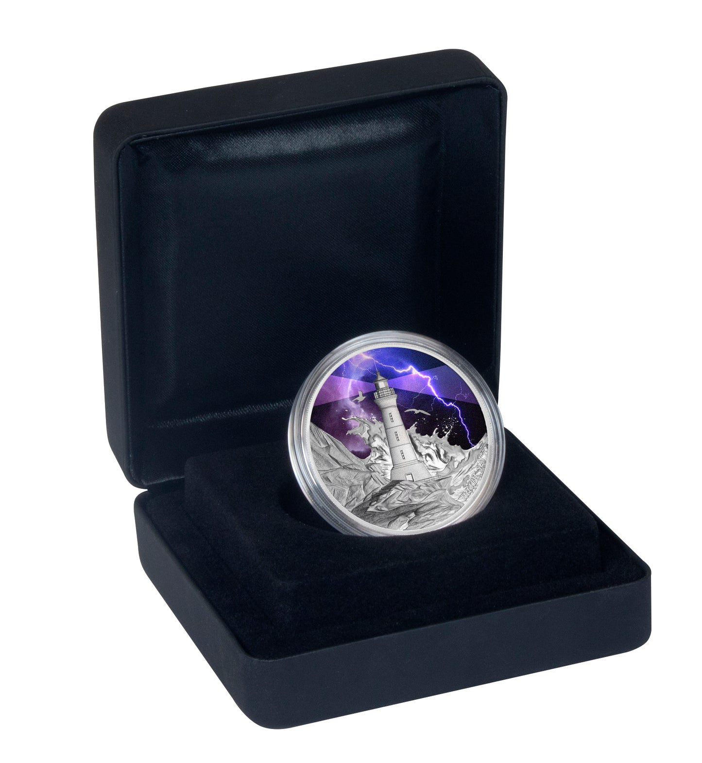Tuvalu 2024 $1 Electric Sky 1oz Silver Coloured Proof Coin