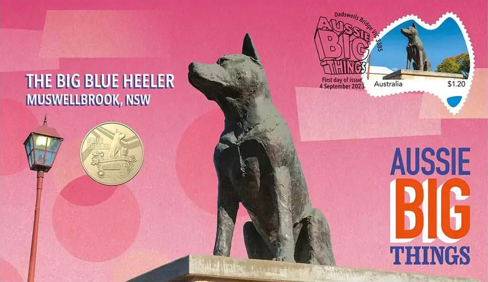2023 $1 Aussie Big Things The Big Blue Heeler PNC
